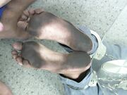 Cum on big very dirty feet