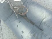 Cum on big very dirty feet