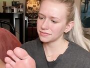 Sniff or lick my soles?