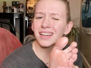 Sniff or lick my soles?