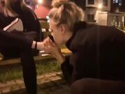 Public Foot Domination