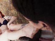 Mel Fire - dirty feet in swimming pool