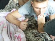 Domme get worship cleaning her dirty feet after walking