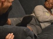 Afroamerican domme get worship stinky socks