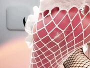 Asian fishnet stockings