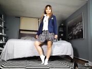 AstroDomina - SCHOOL GIRL SMELLY FOOT WORSHIP