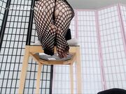 Princess Britney - Fishnet Foot Tease