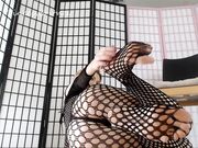 Princess Britney - Fishnet Foot Tease