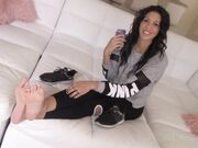 Miss Bianca's size 10 smelly socks feet