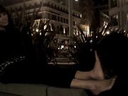 Street feet sniffing