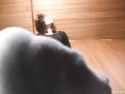 Mistress Amanda - Sweaty footprint on glass 2