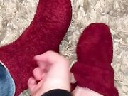 Stinky Fuzzy Socks