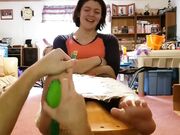 Stepsister bare feet tickle fun-1