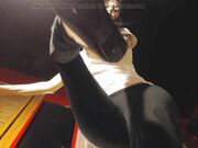 Goddess crush you with her flats