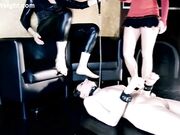 Lezdom smell and trample