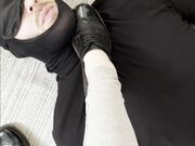 AlexisFeetOF - Black Leather shoes