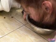 Goddess Valeria - Eat pet food and swallow my drool, bitch