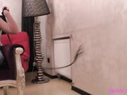 Goddess Valeria - Having fun with My wet cat