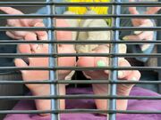 Goddess Chloe Love Clip Store 4K Submissive Man Affirmations  Cage POV Feet Worship Gooning Binaural 