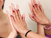 Want Feet Big and Small Hand Compare 