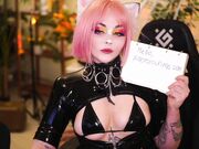 Faith_chan - saying hello to footstockings :)))