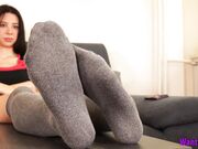 Want Feet Enola in Knee High Socks