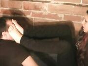 Want Feet Nancy in Black Stockings