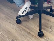 Dirty candid socks of 19 year old teen