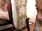 Under Girls Feet - Spoiled Girl Foot Worship Demands 4K