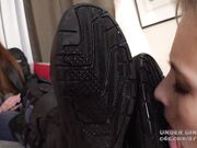 Under Girls Feet - Lick My Dirty Motorcycle Boots! 4K