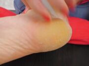 Under Girls Feet - Macy - Swallow Sweaty Dirty Foot Dust from Ped Egg