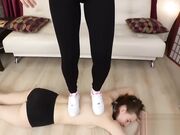 Under Girls Feet - Very Sweaty Stinky Feet And Socks