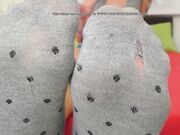 Under Girls Feet - Beautiful Russian Girl Smelly Stinky Gym Feet Worship