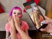 Under Girls Feet - I'm Thrilled To Have My Own Slave Girl 4K