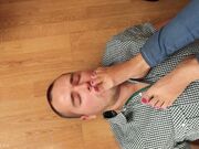 Under Girls Feet - My Feet Wet In This Boots