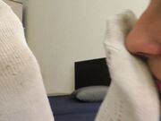 Under Girls Feet - Stinky Wet Socks Therapy For Slave Girl