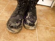 Under Girls Feet - Under Our Muddy Boots