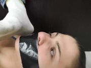 Under Girls Feet - Very Stinky Wet Socks Slavegirl Humiliation