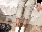 Licking Girls Feet - My Feet Shouldnt Be Sweaty When Youre Near to Me Amateur Filming