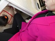 Servants For Girls - ALSU - Tied up bitch under the table