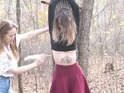 Kingdom of Feet and Slaves - Bitch tightly bound in the forest