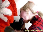 Kingdom of Feet and Slaves - Humiliation of Astra in the entrance