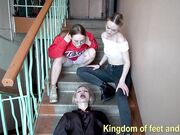 Kingdom of Feet and Slaves - Licking stepsister's dirty shoes 