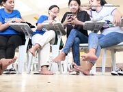 Eight Indonesian Bare Feet