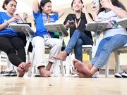 Eight Indonesian Bare Feet