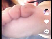 Angie da brat wanted me to suck her toe