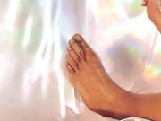 GoddessCarneliaMoonlight Oily Ebony Foot Worship