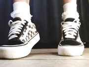 Abby Anna Sexy Foot Fetish Compilation Bare Heels Oil Sneakers Hose