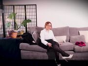 Miss Lollipop Undressing After Hours Teasing and Toes