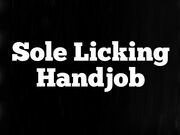 PediPolice Sole Licking Handjob with Cherry Daze
